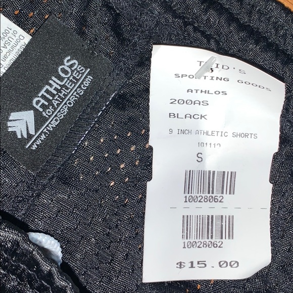 😎🆕BLACK Athletic SHORTS🔥HOT $10 PRICE!🔥NEW!⭐️ - Picture 4 of 5